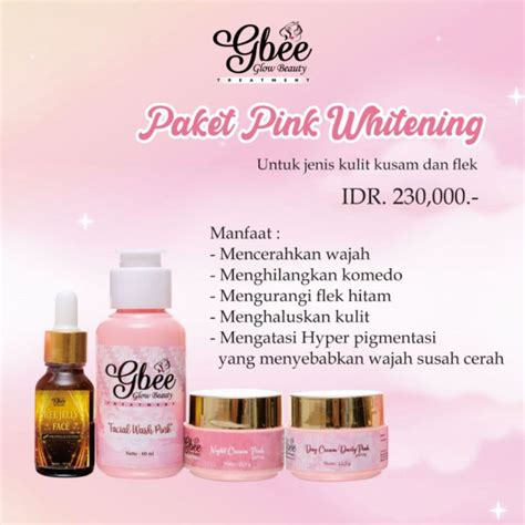 Jual Promo Paket Kecantikan Gbee Glow Beauty Perawatan Wajah