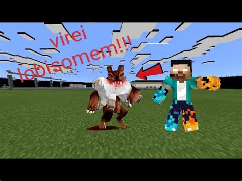 Me Transformei No Lobisomem Sem Mods No Minecraft Pe YouTube