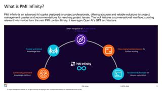 Overview PMI Infinity - UK Chapter presentation | PPT