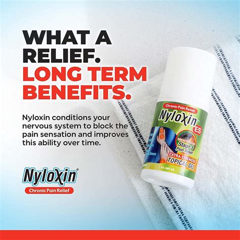 Nyloxin Extra Strength Roll On Pain Relief Cream 2 Oz Arthritis