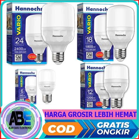 Jual Lampu Led Bohlam Led Hannochs Vario Watt Sni Promo