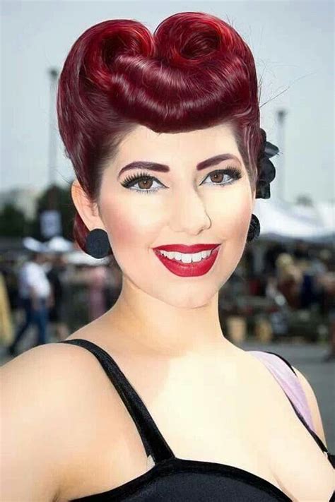 Rockabilly Hair And Makeup Rockabilly Style Pin Up Retro Hair And Makeup Rockabilly Make