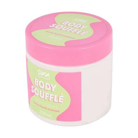 Oxx Bodycare Body Souffle Body Cream 200ml Berry Burst Scented Target Australia