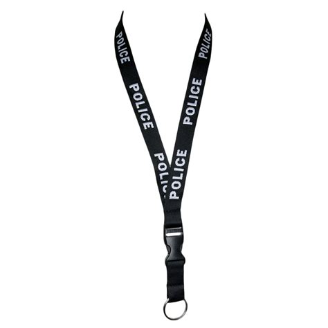 Police Lanyard Cop Law Enforcement Officer Key Card Id Holder Key Ring