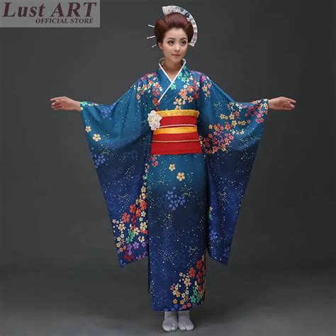 Japanese Kimono Traditional Dress Cosplay Female Yukata Women Haori