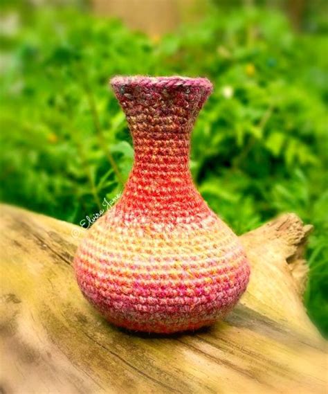 Sculptural Crochet Vase By Elvira Jane Crochet Vase Crochet Art