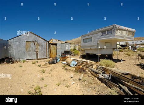 Darwin ghost town, California, USA Stock Photo - Alamy