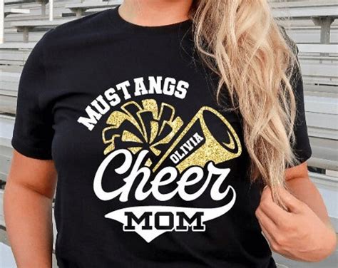 Cheer Mom Shirtglitter Cheer Mom Shirtcheer Mom Teecheer Mom Shirt