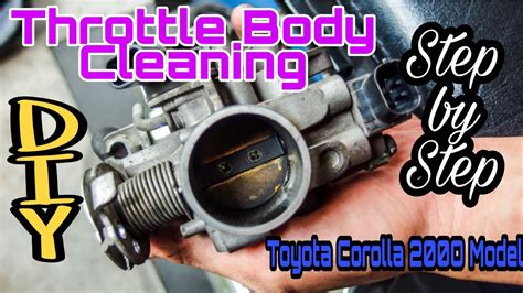 How To Clean Throttle Body Of Toyota Corolla 4AFE Engine How To Fix