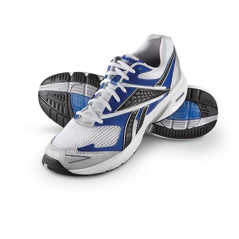 Mens Reebok® Reewalk® Dmx Max Shoes White Blue Silver 199692