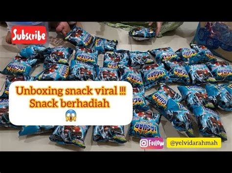 Unboxing Snack Viral Snack Jaguar Snack Berhadiah Youtube