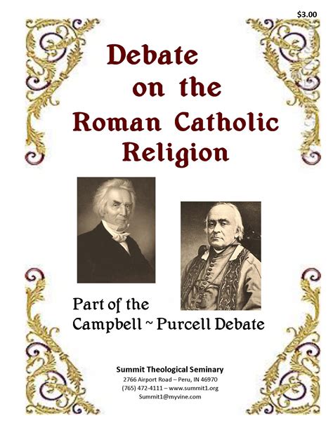 Debate on the Roman Catholic Religion Booklet – Summit Store