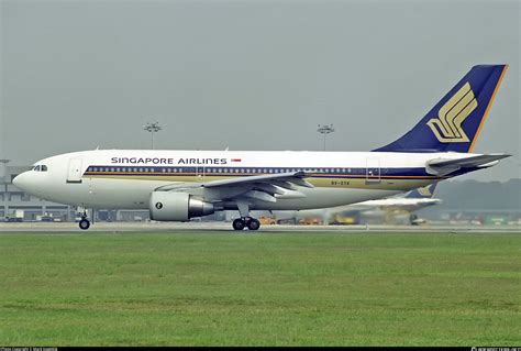 9V STK Singapore Airlines Airbus A310 222 Photo By Mark Ijsseldijk ID