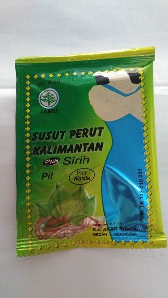 Jual Jamu Herbal Susut Perut Kalimantan Plus Sirih Pil Sachet Original