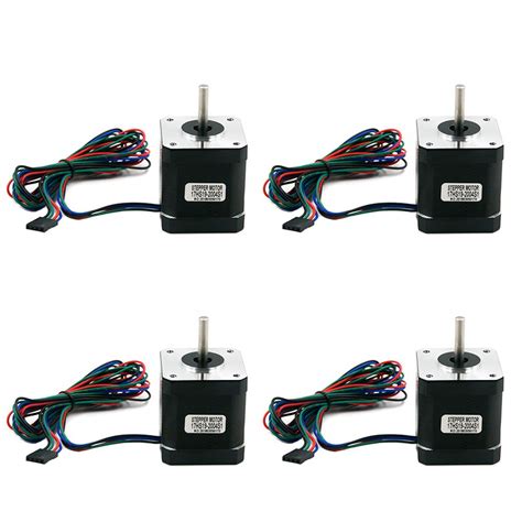 4pcs Nema 17 Stepper Motor Bipolar 2A 59Ncm 84oz In 48mm Length For