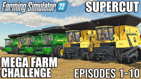 Mega Farm Challenge Supercut Episode 1 10 Farming Simulator 22