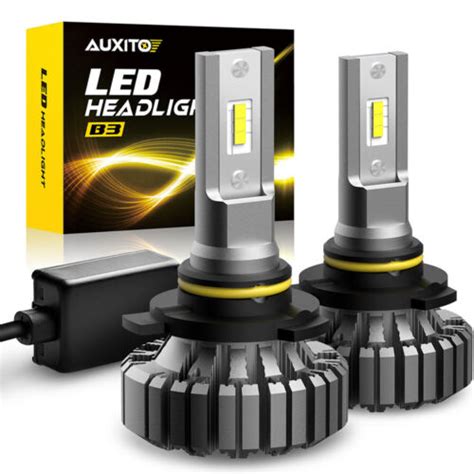 AUXITO 9012 HIR2 LED Headlight Kit Bulb High Low Beam White 20000LM