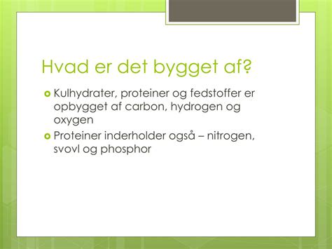 PPT Fedt Protein Og Kulhydrater PowerPoint Presentation Free