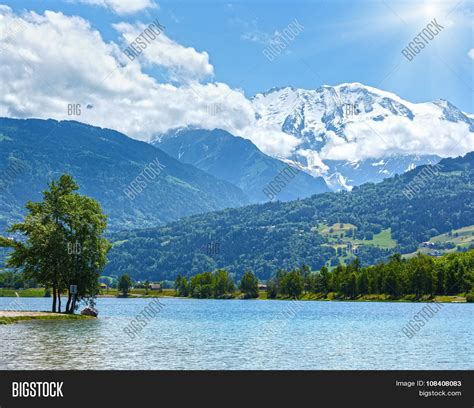 Lake Passy Mont Blanc Image And Photo Free Trial Bigstock