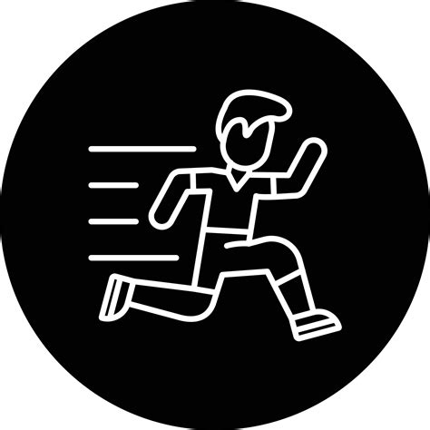 Running Person Vector Icon 33175199 Vector Art At Vecteezy