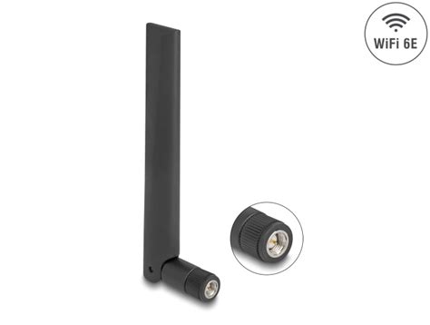 Delock Produkte 88399 Delock WiFi 6E Antenne SMA Stecker 3 DBi