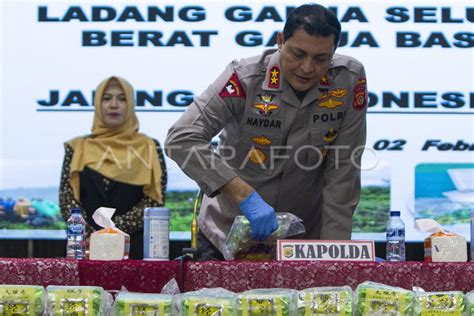 Polda Aceh Gagalkan Peredaran Narkotika Jaringan Internasional Antara