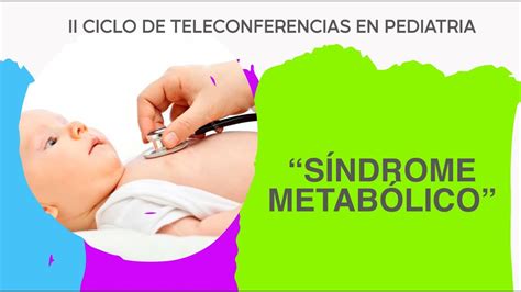 SÍNDROME METABÓLICO Telecapacitación INSN YouTube