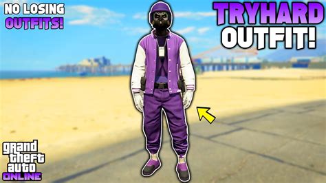 GTA 5 ONLINE EASY PURPLE JOGGERS TRYHARD MODDED OUTFIT W INVISIBLE