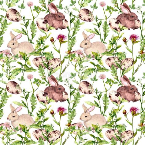 Easter Bunny Background Repeating Stock Illustrations 6 426 Easter