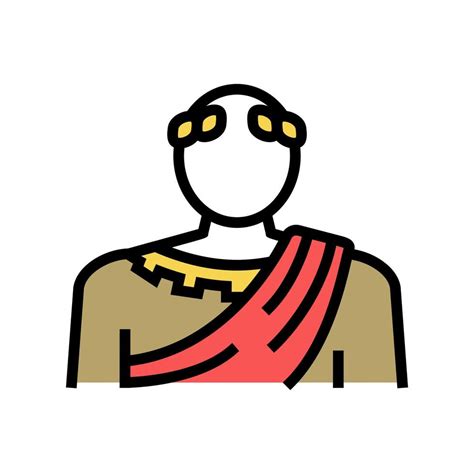 emperor ancient rome color icon vector illustration 10327233 Vector Art ...