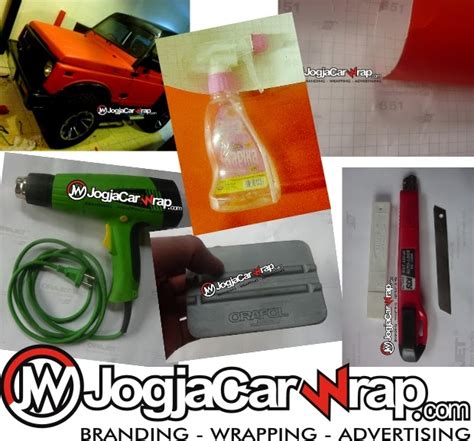 Cara Memasang Sticker Wrapping Mobil Sendiri Dengan Air Shampo Jogja