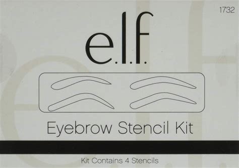 e.l.f. Cosmetics Eyebrow Stencil Kit for Perfectly Shaped Brows ...