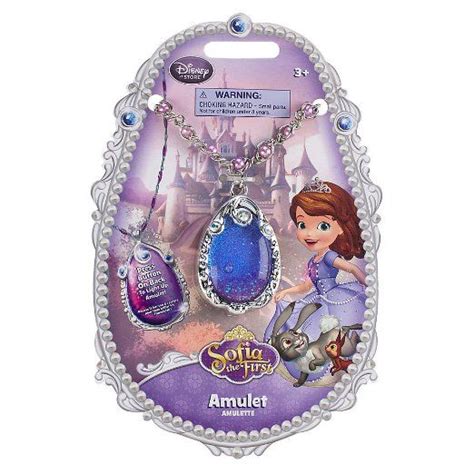 Sofia The First Light Up Amulet Disney Princess Necklace Disney