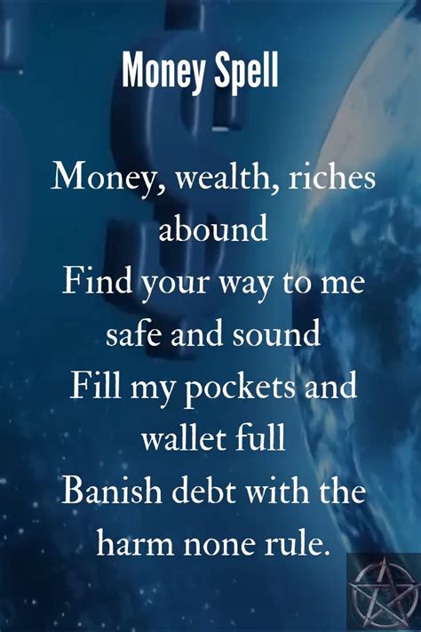 Money Spell Moneyspells In 2020 Money Spells That Work Luck Spells