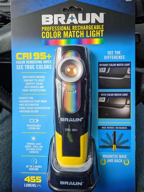 Nld New Harbor Freight High Cri Braun Work Light Rflashlight