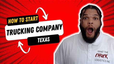 How To Start Trucking Company Texas Youtube