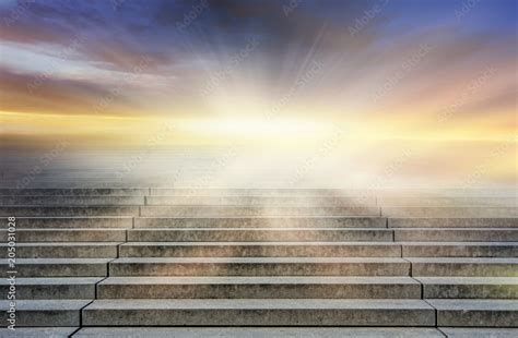 Stairway To Heaven Way To Heaven Steps Leading Up To The Sun Way