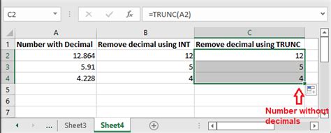 How To Remove Decimals In Excel Data Rounding Free Online Tutorial