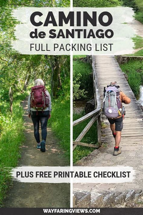 This Complete Camino De Santiago Packing List Works For Men And Women