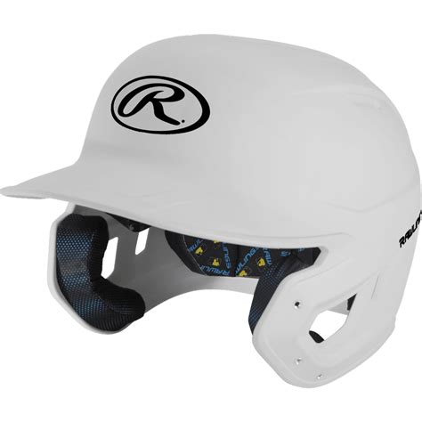 Rawlings Mach Alpha Baseball Batting Helmet Matte White X Large