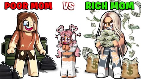 Rich Mom Vs Poor Mom Brookhaven Rp Youtube