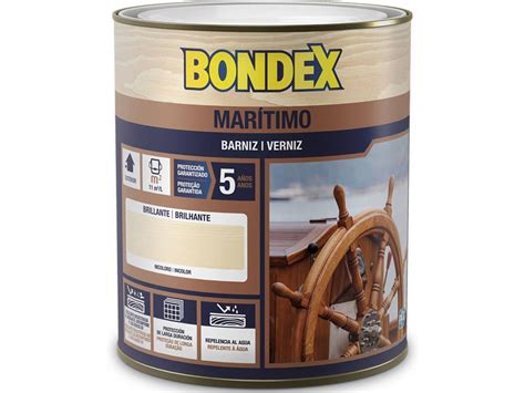 Verniz De Base Aquosa Bondex Maritimo Brilhante Incolor Ml