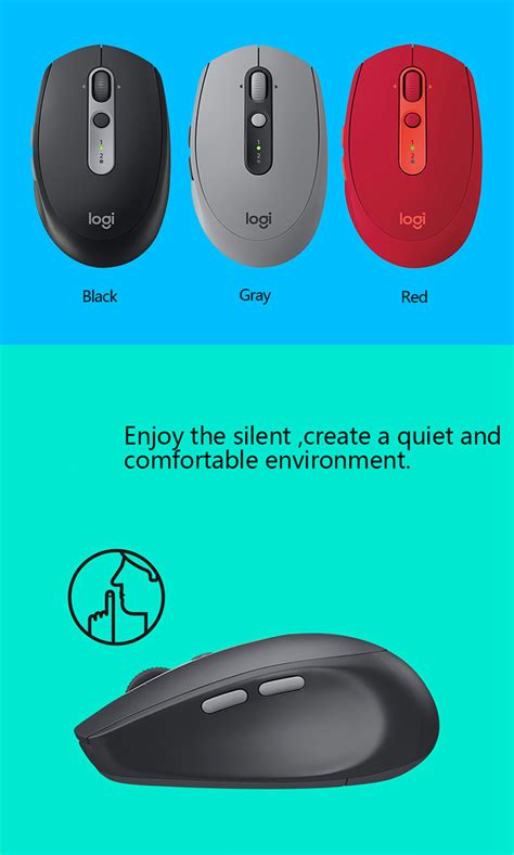 Logitech M Wireless Bluetooth G Dual Mode Mouse Black