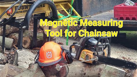 Using Magnetic Firewood Measuring Tool On Chainsaw YouTube