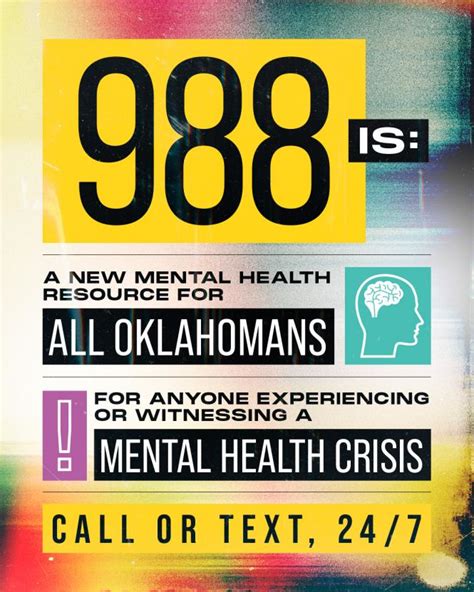 988 A Mental Health Resource For All Oklahomans City Of Mustang