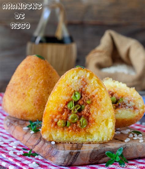 Arancini Di Riso Al Rag E Piselli Piatto Ricco E Gustoso