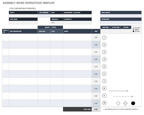 Free Work Instruction Templates Smartsheet