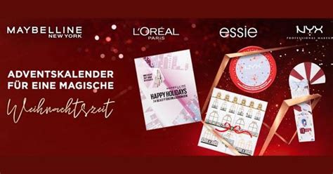 Weihnachtszauber mit Müller 5 Beauty Adventskalender zu gewinnen