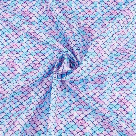 Amazon Fingerinspire Mermaid Scales Fabric Not Elastic X