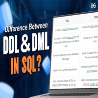 Difference Between Ddl And Dml In Dbms Geeksforgeeks Videos